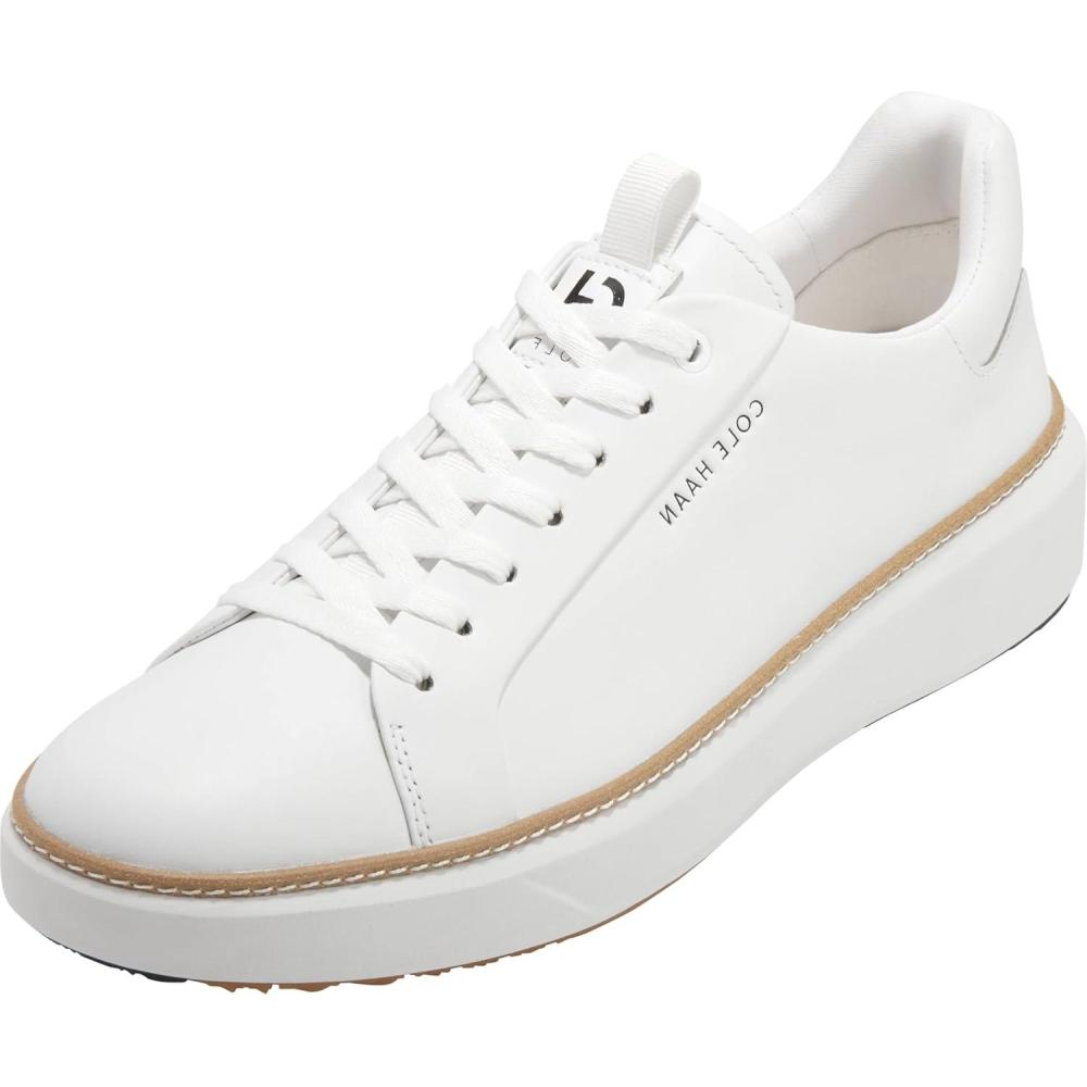 image:imageCole Haan Mens Grandpro Topspin Golf SneakersOptic WhiteNatural