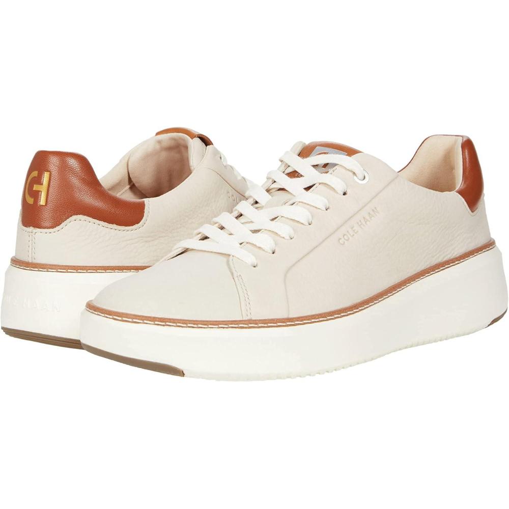 image:imageCole Haan Mens Grandpro Topspin SneakerCement LeatherNubuck