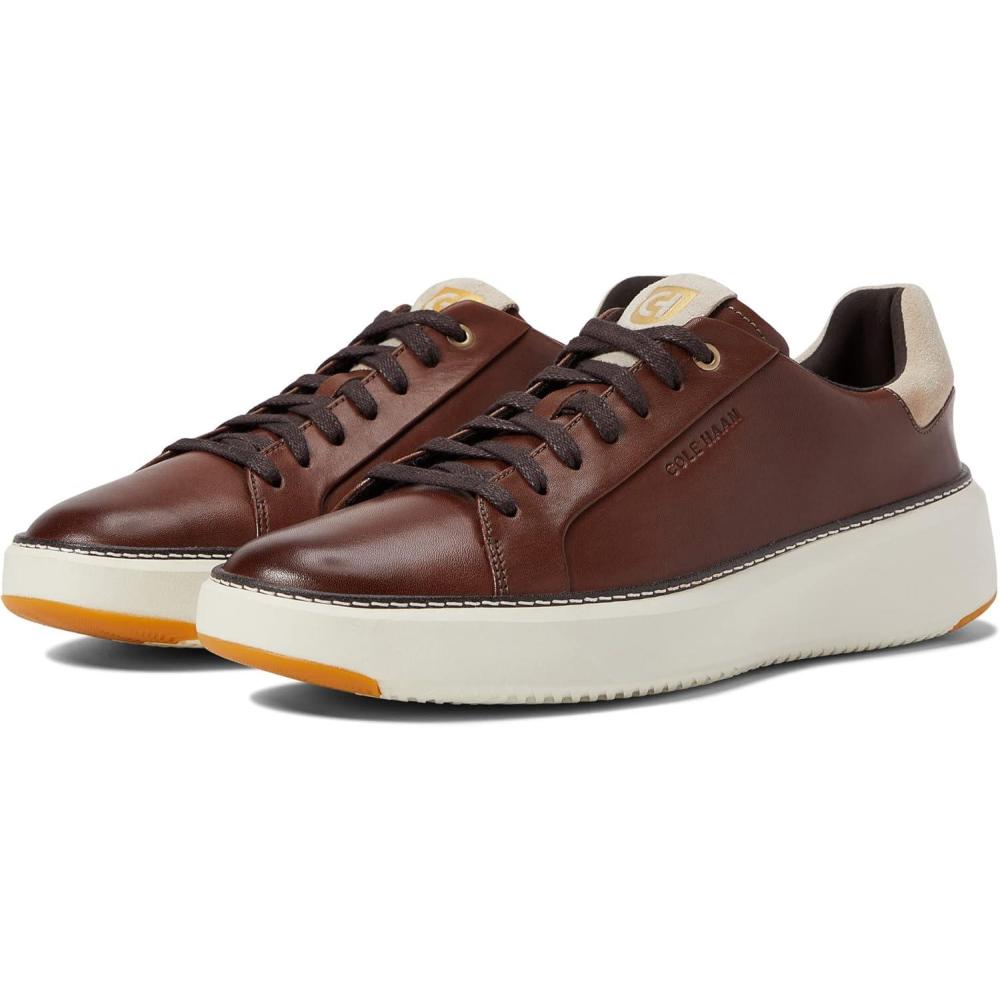 image:imageCole Haan Mens Grandpro Topspin SneakerDark CoffeeBone White