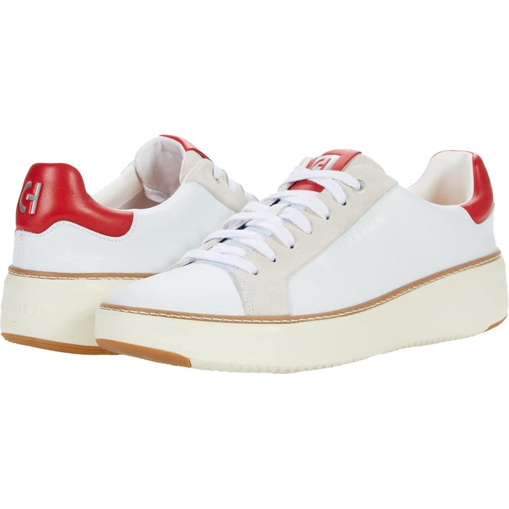 image:imageCole Haan Mens Grandpro Topspin SneakerOptic WhiteMolten Lava