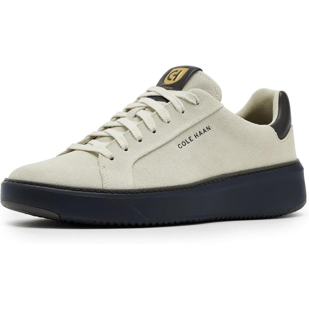 image:imageCole Haan Mens Grandpro Topspin SneakerSilver Birch SuedeRavenMidnight Moon