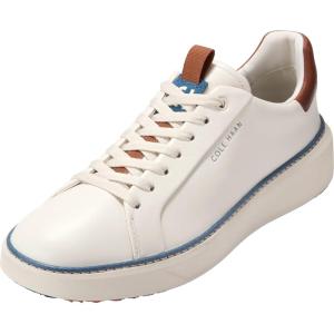 Cole Haan Men’s Grandpro Topspin Golf Sneakers(Ivory/Auburn/Scroll)