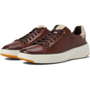 Cole Haan Men’s Grandpro Topspin Sneaker(Dark Coffee/Bone White)