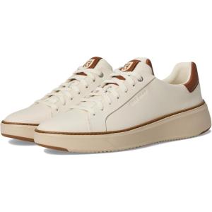 Cole Haan Men’s Grandpro Topspin Sneaker(Ivory/New Caramel)