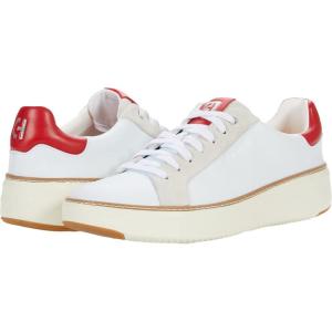 Cole Haan Men’s Grandpro Topspin Sneaker(Optic White/Molten Lava)