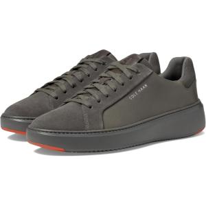 Cole Haan Men’s Grandpro Topspin Sneaker(Tornado/Citrus Red)