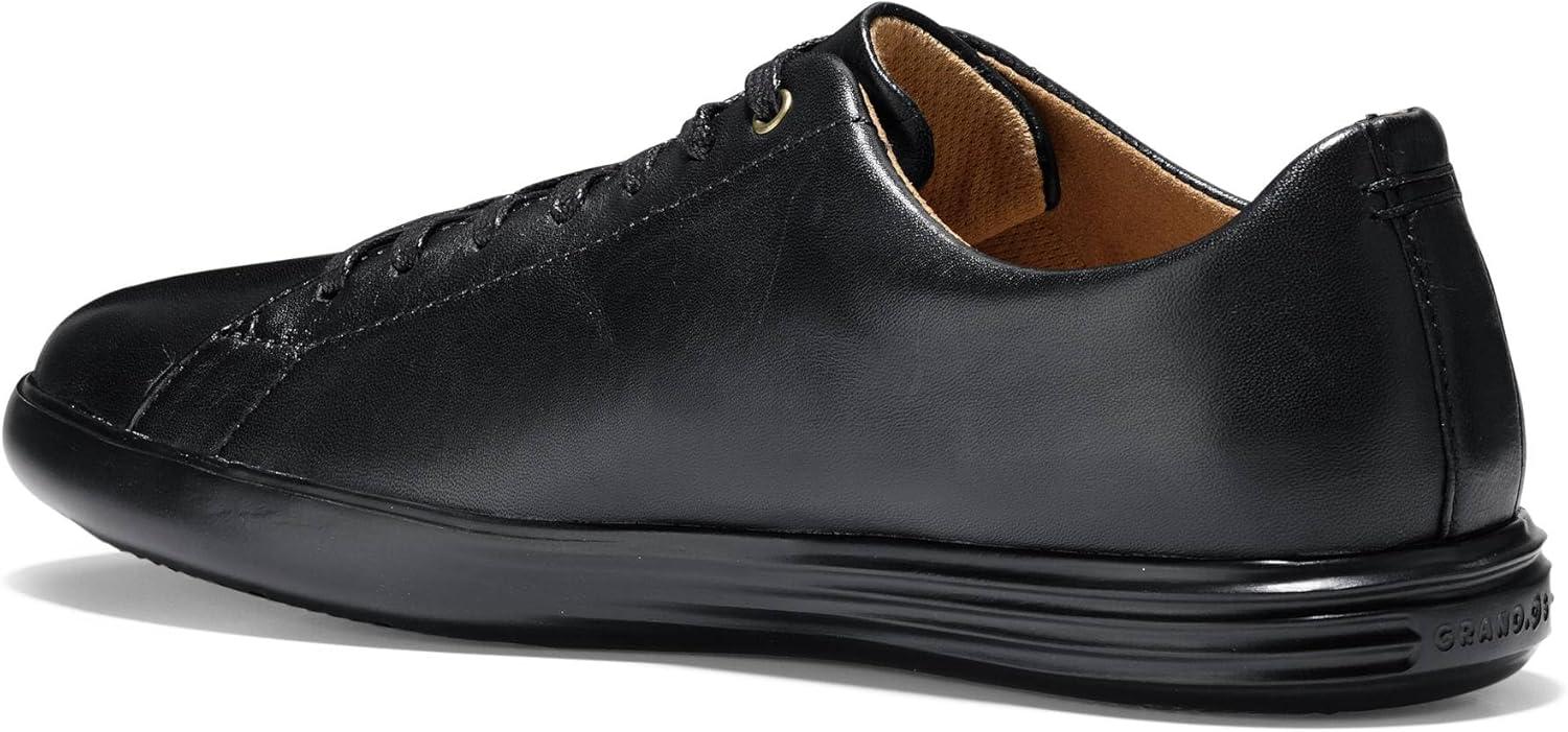 image:imageCole Haan Mens Grand Crosscourt Leather SneakersBlack LeatherBlack