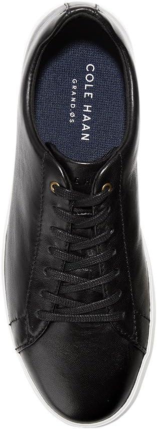 image:imageCole Haan Mens Grand Crosscourt Leather SneakersBlack LeatherOptic White