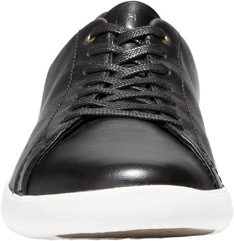 image:imageCole Haan Mens Grand Crosscourt Leather SneakersBlack LeatherOptic White