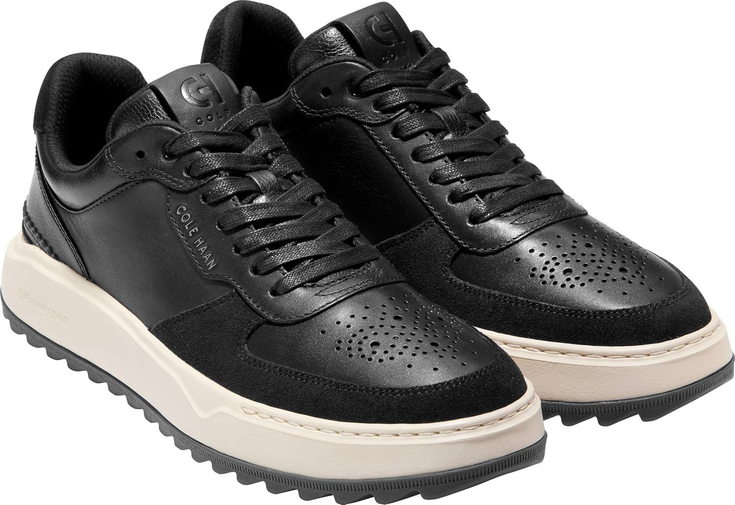 image:imageCole Haan Mens Grandpro Crossover Golf SneakersBlackIvory