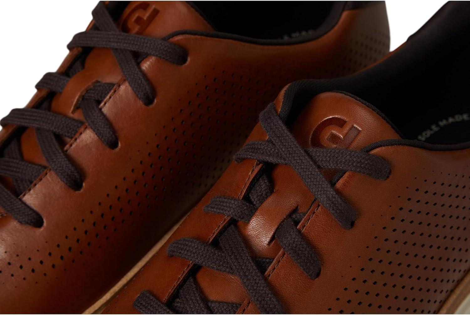 image:imageCole Haan Mens Grandpro Featherarc Laser PerforatedBritish TanIvory