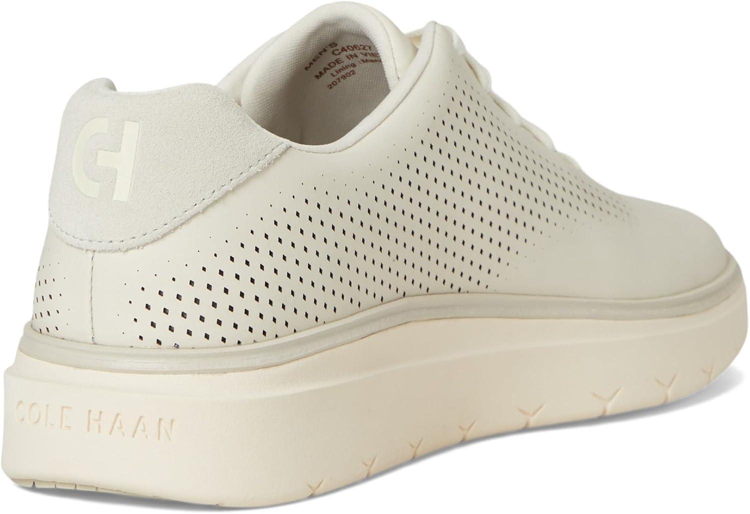image:imageCole Haan Mens Grandpro Featherarc Laser PerforatedIvorySilver BirchIvory