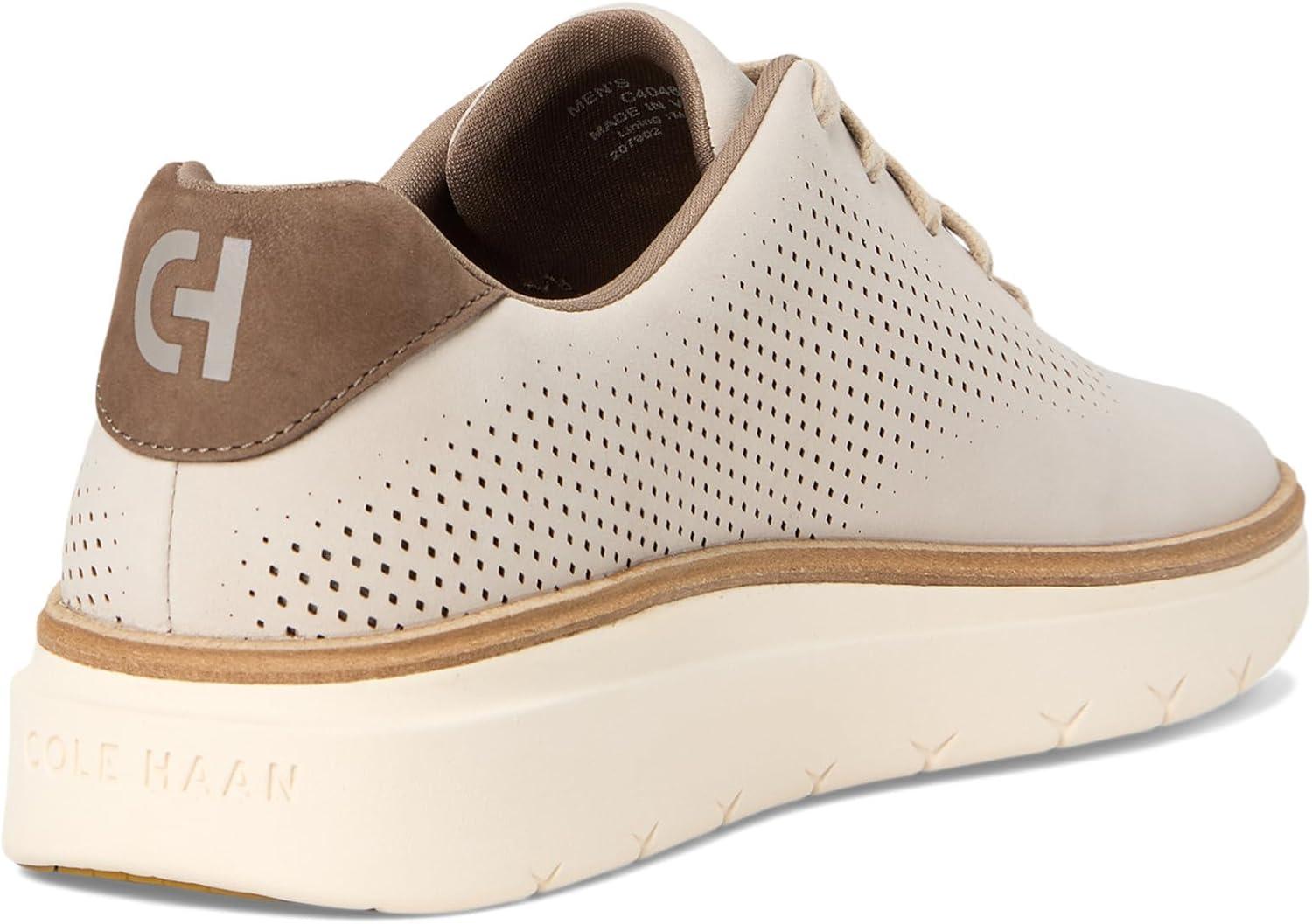 image:imageCole Haan Mens Grandpro Featherarc Laser PerforatedOxford TanIvory