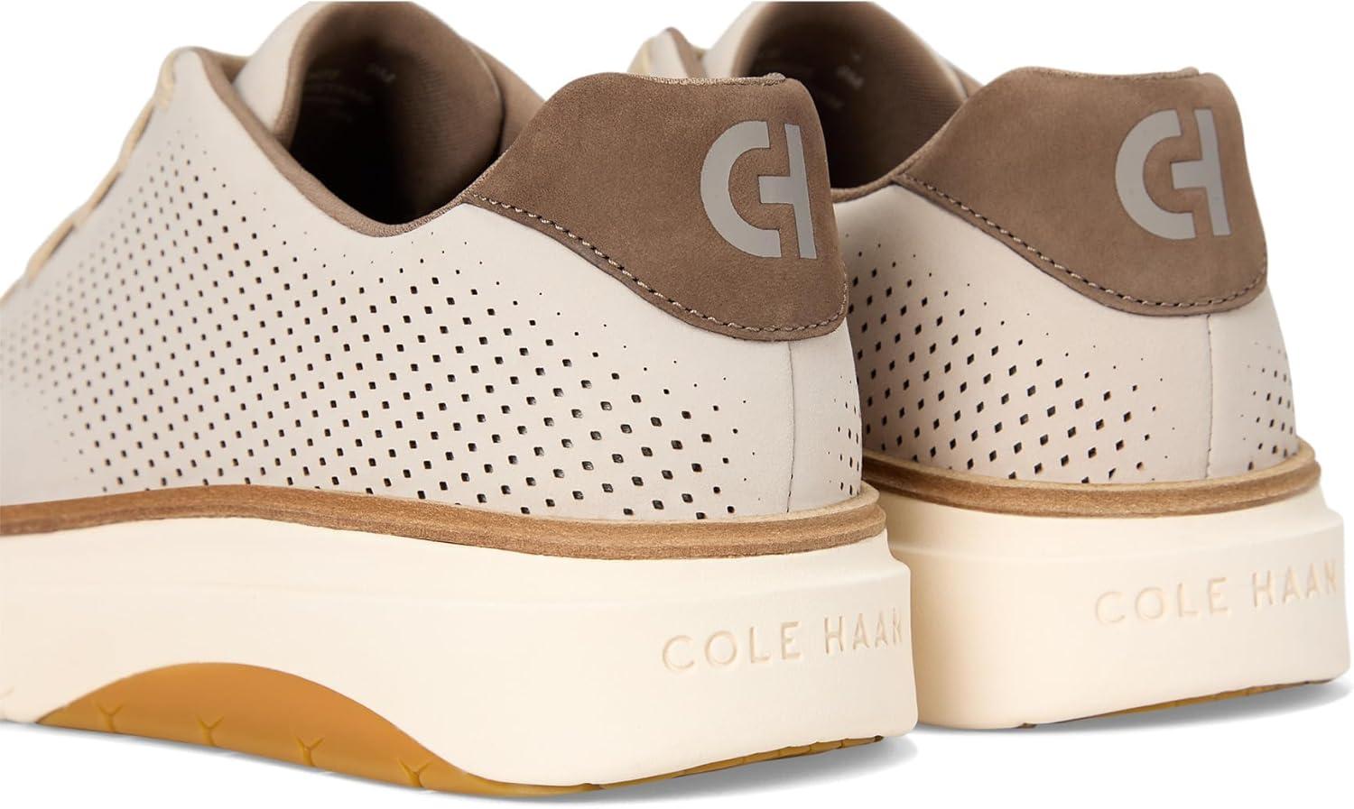 image:imageCole Haan Mens Grandpro Featherarc Laser PerforatedOxford TanIvory