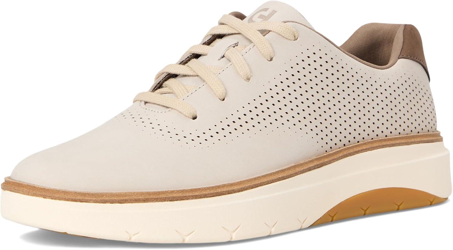 image:imageCole Haan Mens Grandpro Featherarc Laser PerforatedOxford TanIvory
