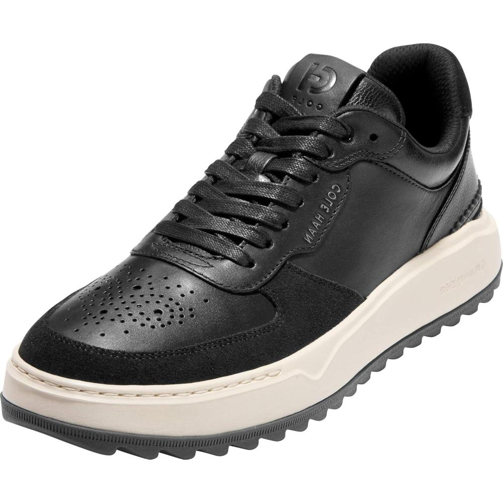 image:imageCole Haan Mens Grandpro Crossover Golf SneakersBlackIvory