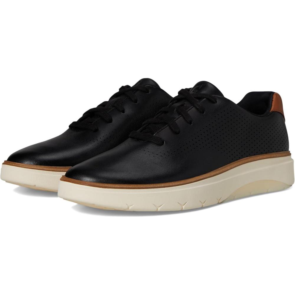 image:imageCole Haan Mens Grandpro Featherarc Laser PerforatedBlackIvory Ivory Tr
