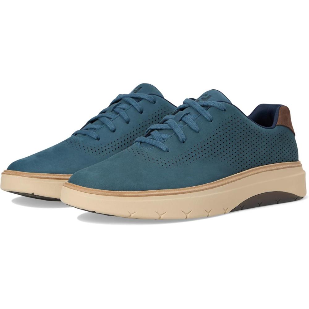 image:imageCole Haan Mens Grandpro Featherarc Laser PerforatedOrion Blue NubuckOxford TanLava