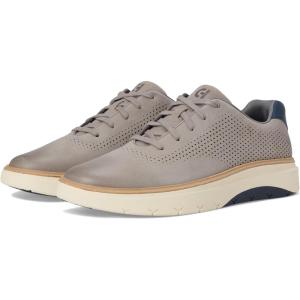 Cole Haan Mens Grandpro Featherarc Laser Perforated(Ironstone Nubuck/Silver Birch/Navy Blazer)