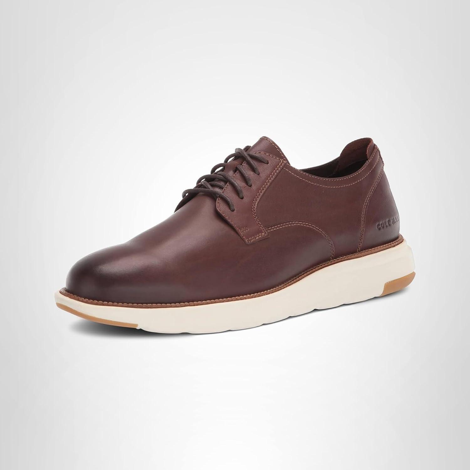 image:imageCole Haan Mens Grand Atlantic Oxford ShoesChestnutIvory