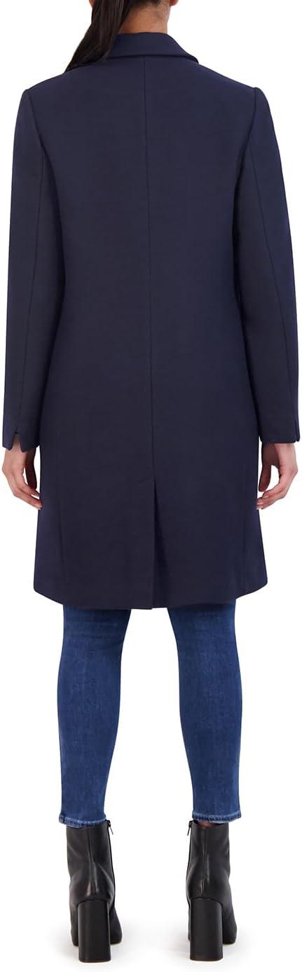 image:imageCole Haan womens Asymmetrical Lapel CoatNavy