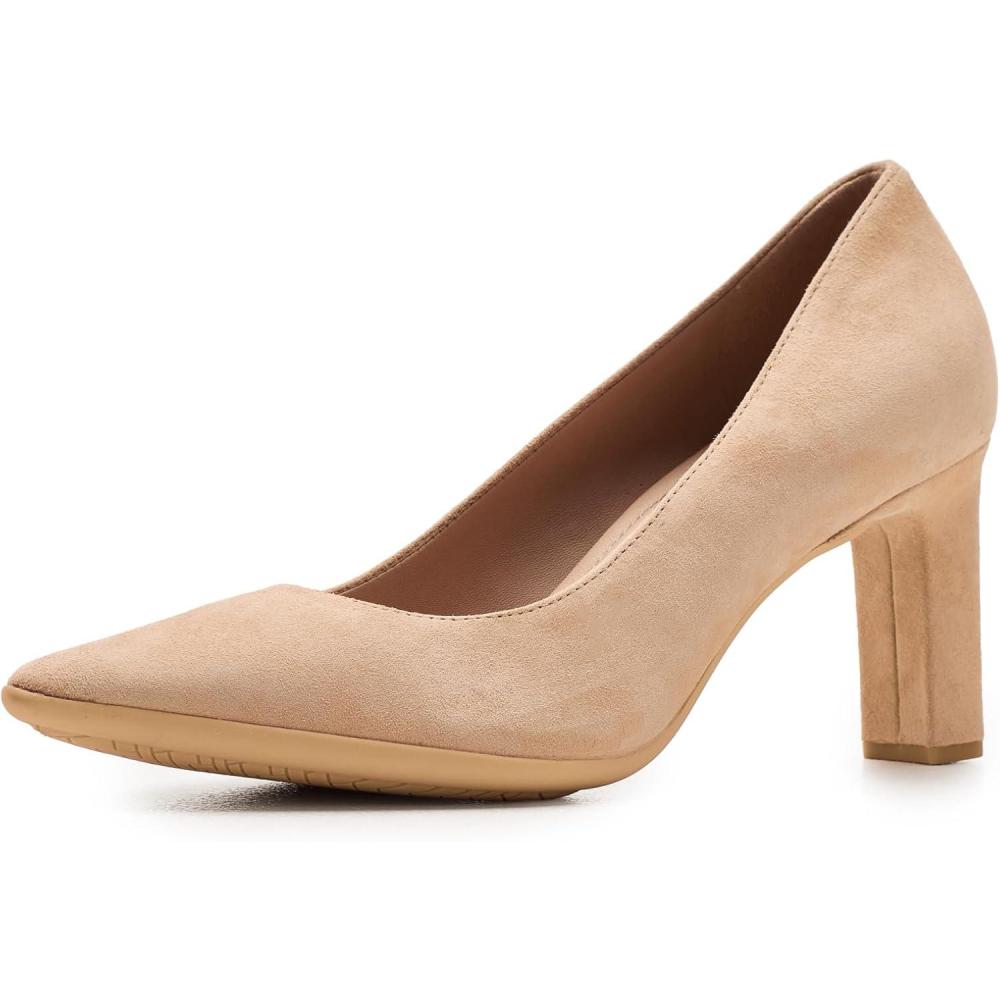 image:imageCole Haan Womens 75mm High Heel Grand Ambition AngelicaTuscan Sand Suede