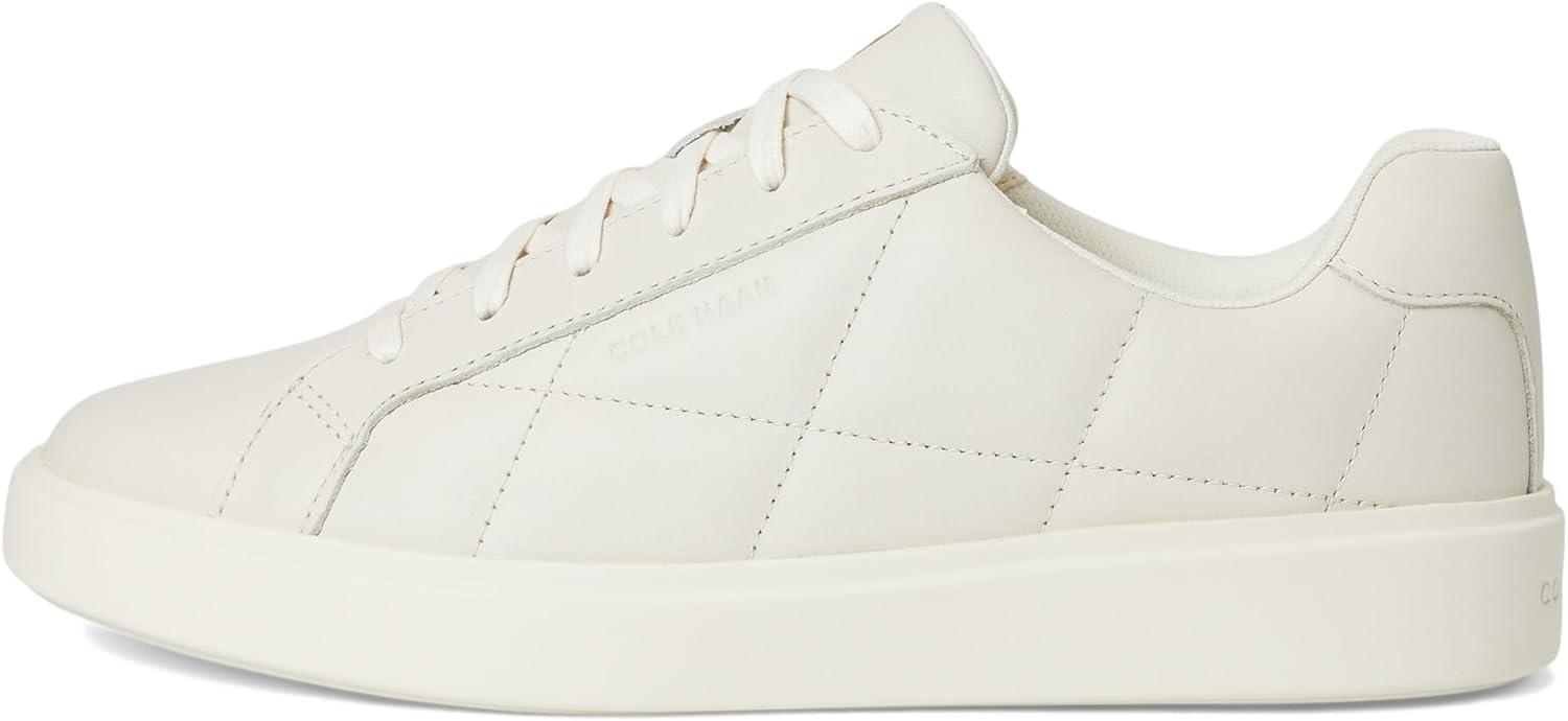 image:imageCole Haan Womens Grand Crosscourt Daily SneakerIvory Quilted LeatherIvory
