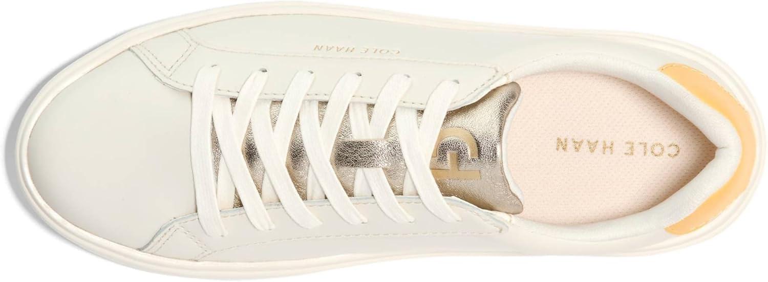 image:imageCole Haan Womens Grand Crosscourt Daily SneakerIvorySunset Gold