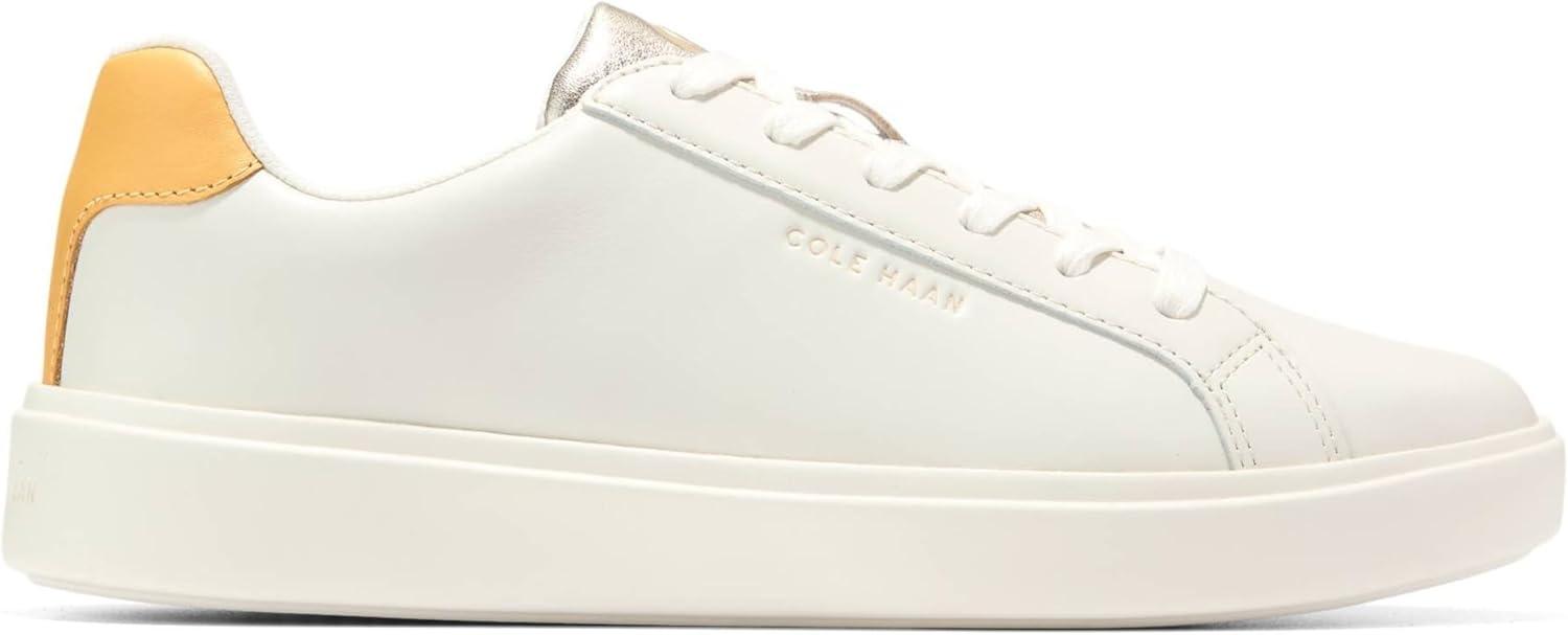image:imageCole Haan Womens Grand Crosscourt Daily SneakerIvorySunset Gold