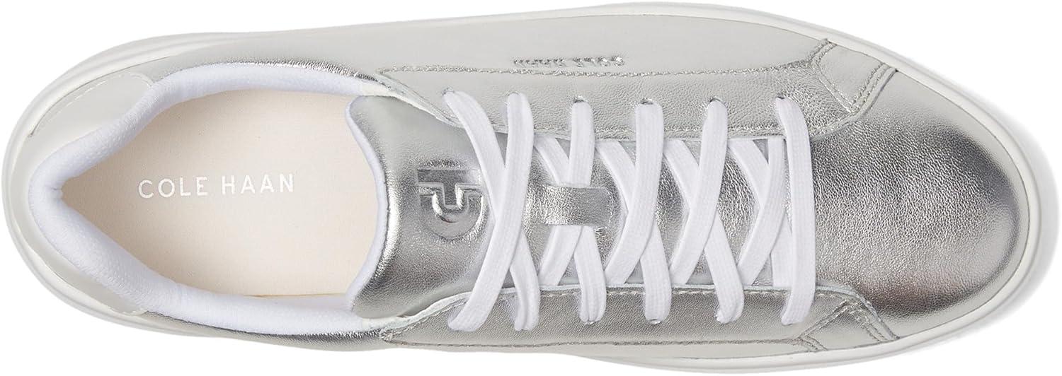 image:imageCole Haan Womens Grand Crosscourt Daily SneakerSilver TalcaWhiteSilver