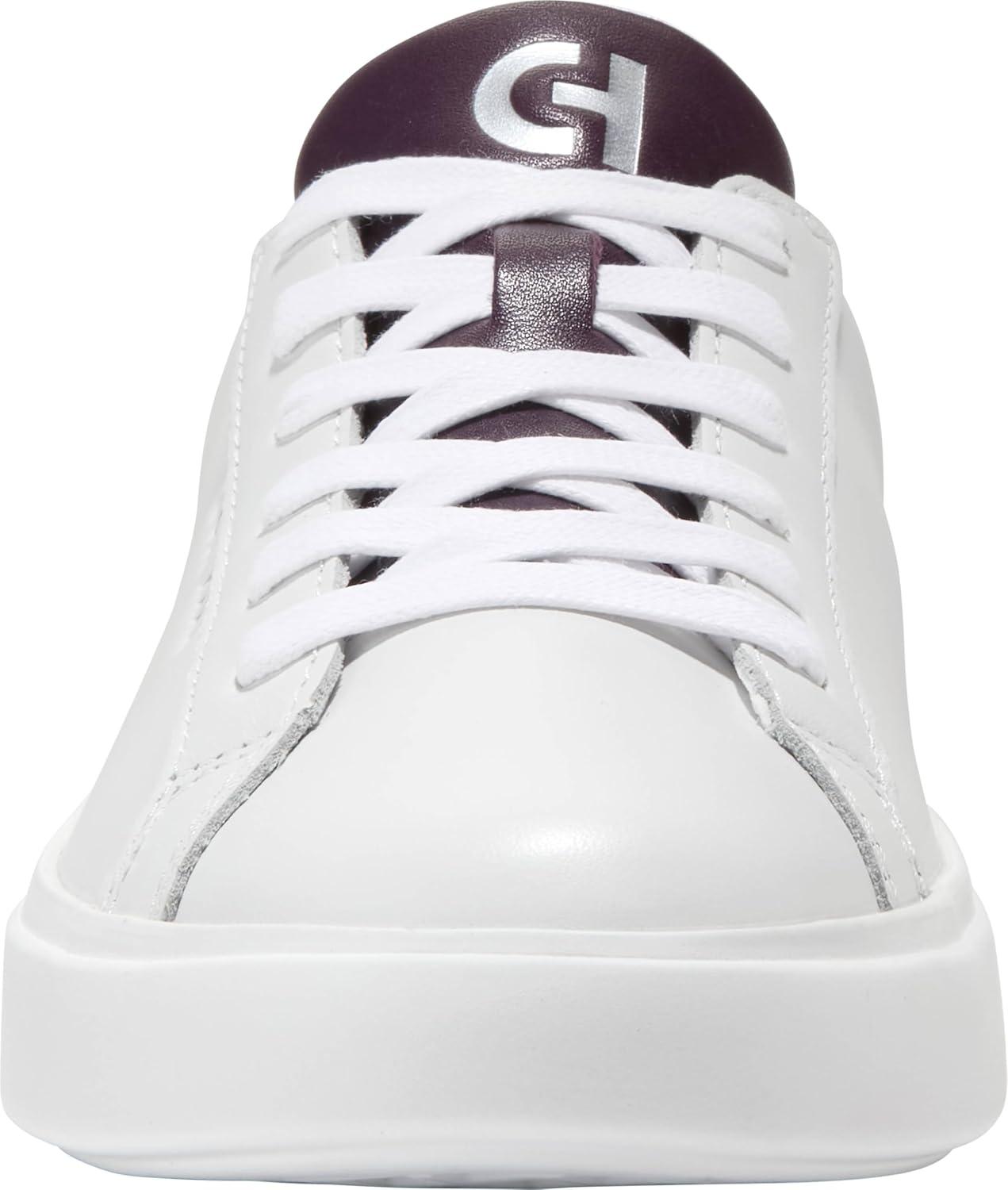 image:imageCole Haan Womens Grand Crosscourt Daily SneakerWhitePlum Perfect