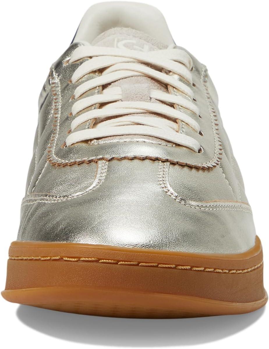 image:imageCole Haan Womens Grandpro Breakaway SneakersGold TalcaBirch SuedeBlack