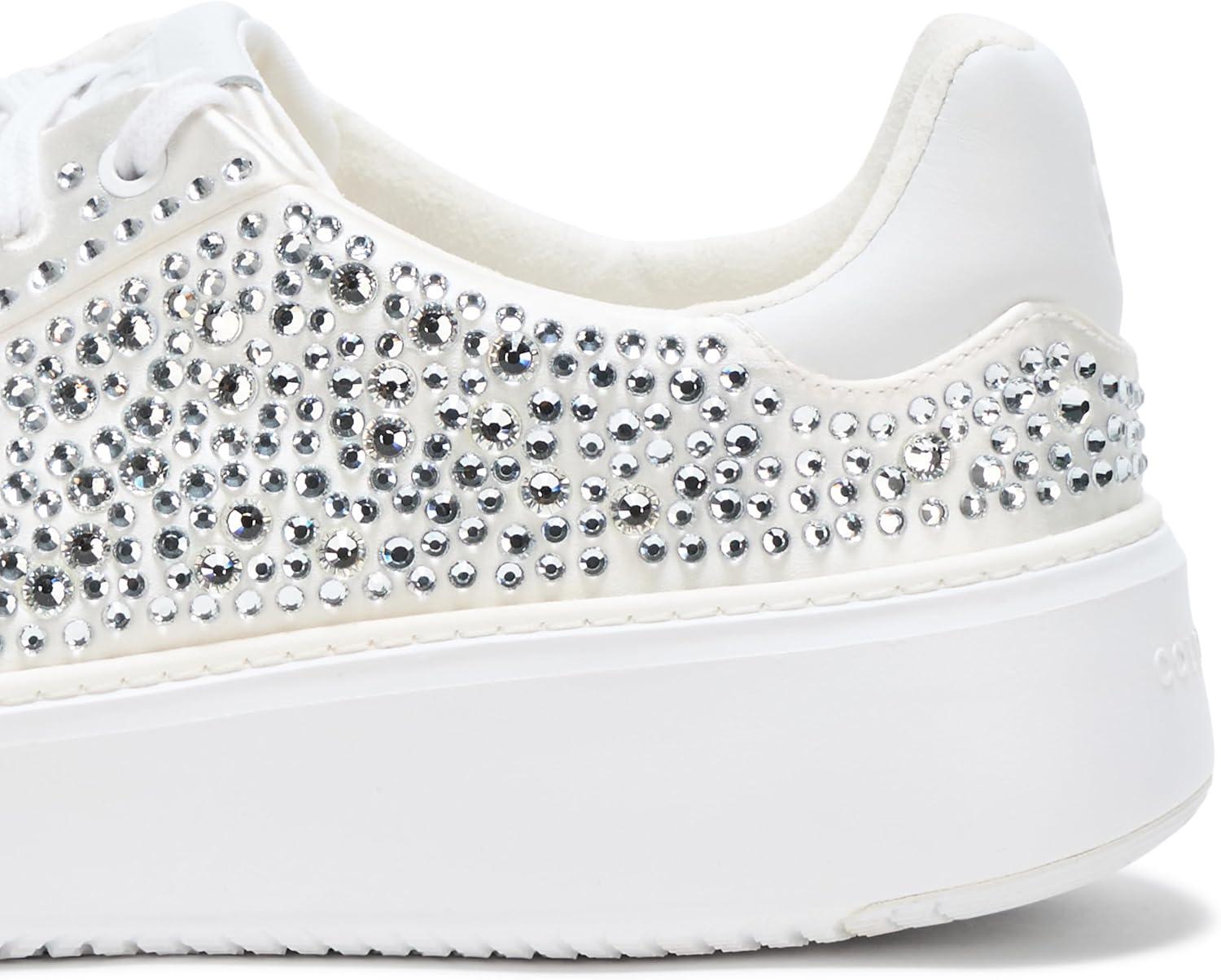 image:imageCole Haan Womens Grandpro Topspin SneakersCrystal SilverWhite