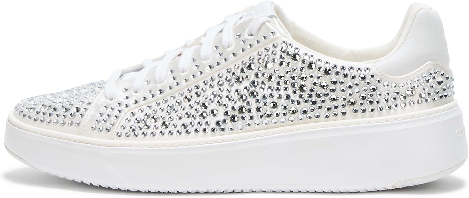 image:imageCole Haan Womens Grandpro Topspin SneakersCrystal SilverWhite