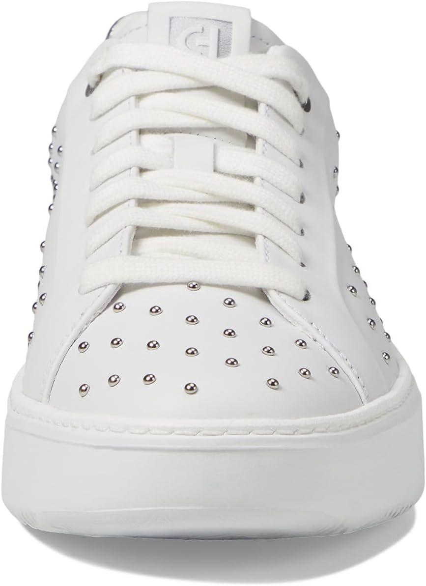 image:imageCole Haan Womens Grandpro Topspin SneakersOptical White Micro Studs