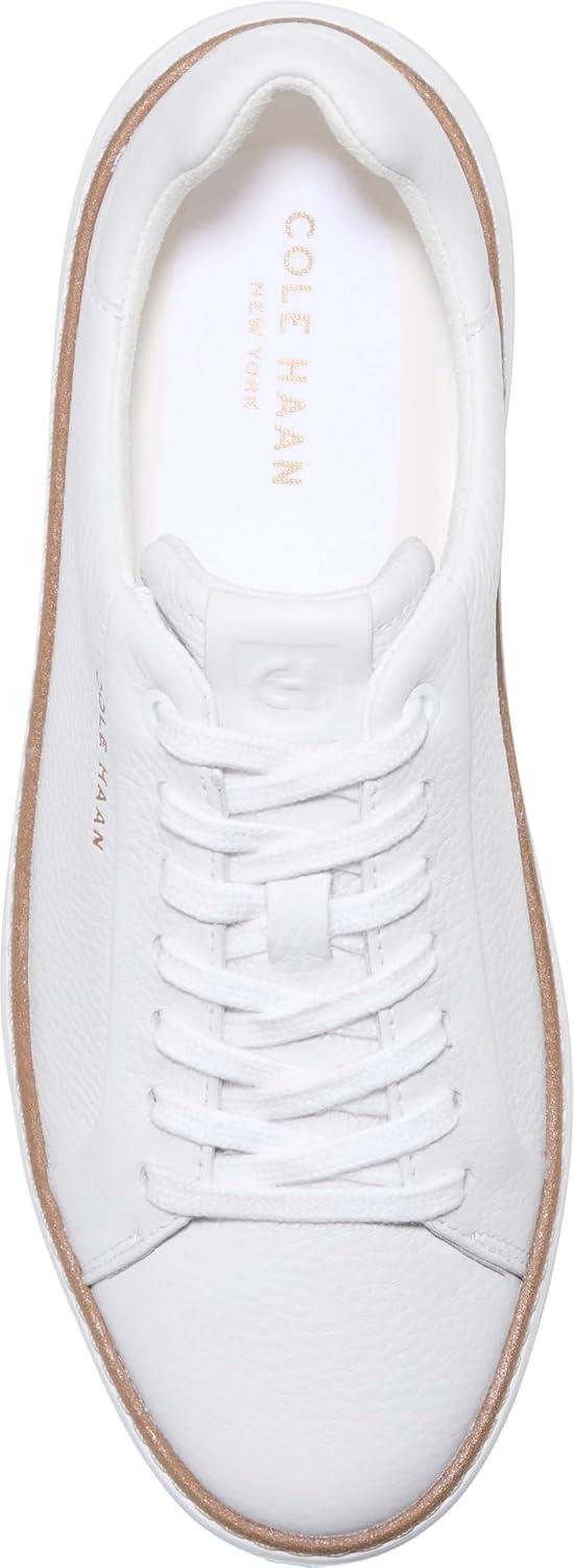 image:imageCole Haan Womens Grandpro Topspin SneakersWhite Waterproof Leather