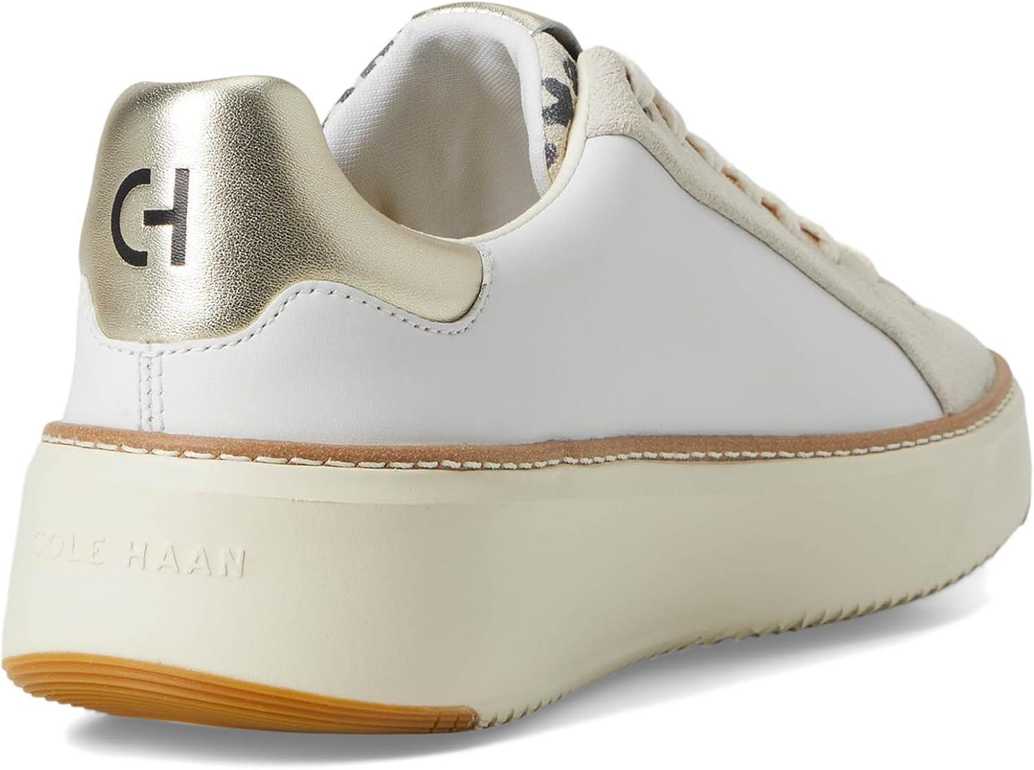 image:imageCole Haan Womens Grandpro Topspin SneakersWhiteLeopard Print
