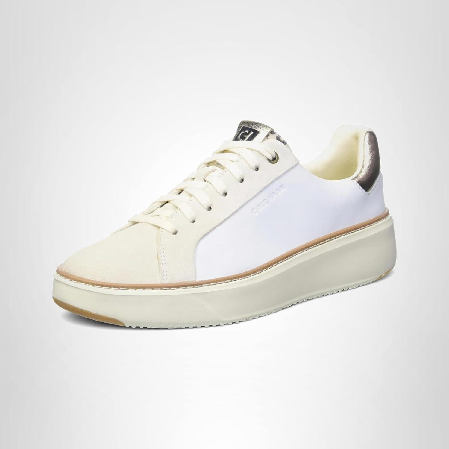 image:imageCole Haan Womens Grandpro Topspin SneakersWhiteLeopard Print