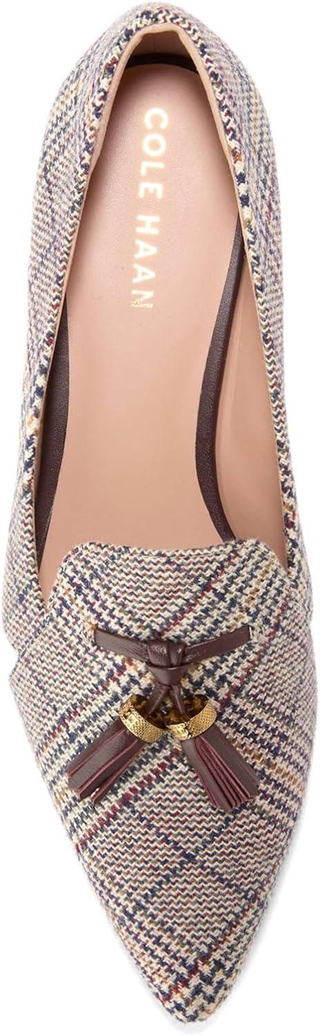 image:imageCole Haan Womens Vaya TasselMulti Plaid Textle