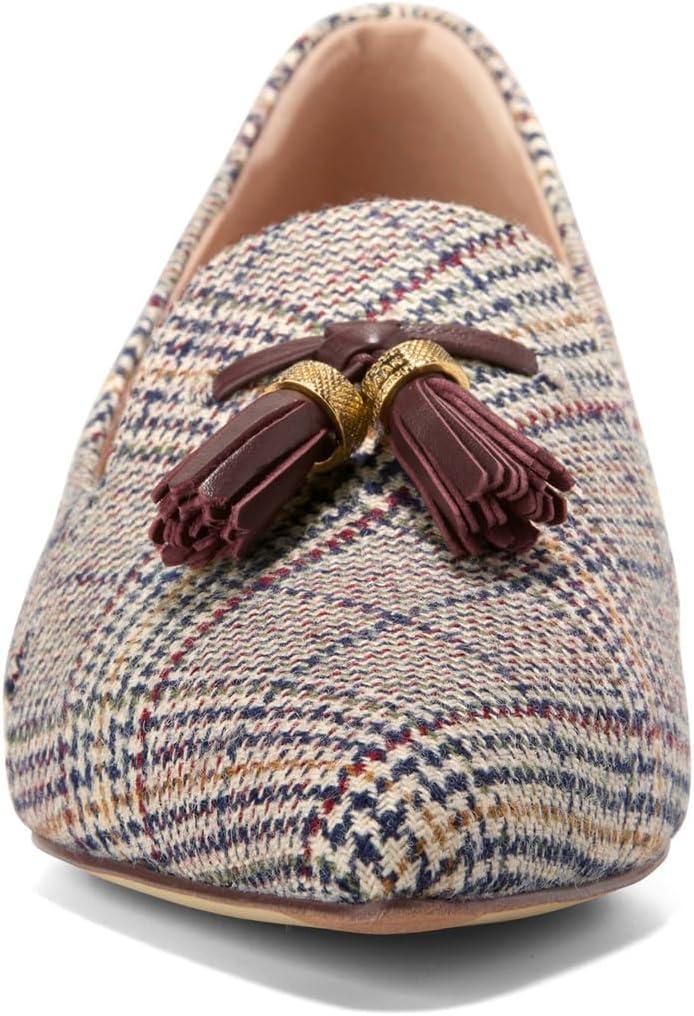 image:imageCole Haan Womens Vaya TasselMulti Plaid Textle