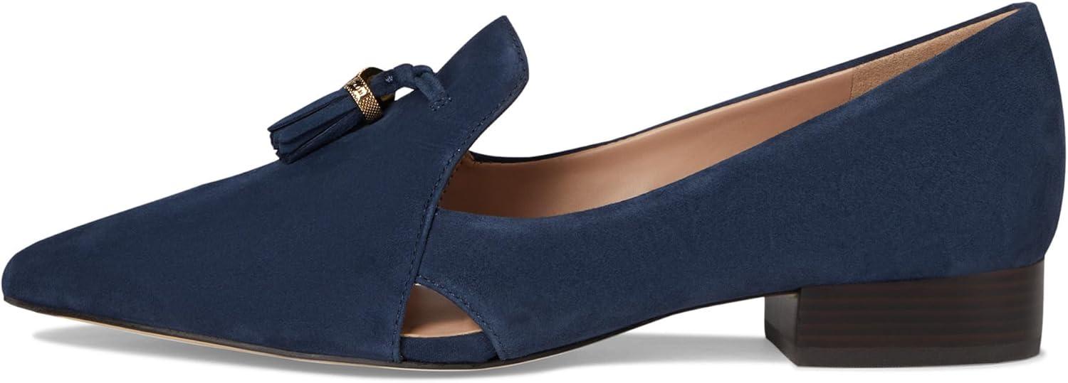 image:imageCole Haan Womens Vaya TasselNavy Blazer Suede