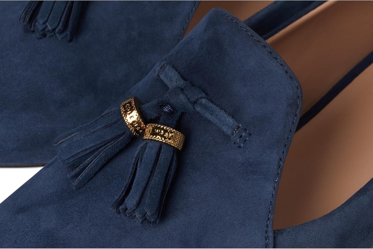 image:imageCole Haan Womens Vaya TasselNavy Blazer Suede