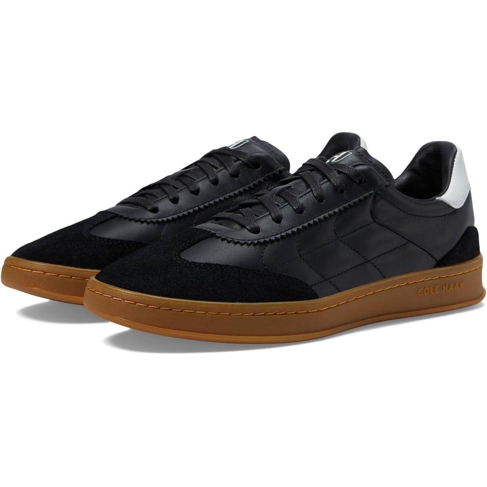 image:imageCole Haan Womens Grandpro Breakaway SneakersBlackGum Tan