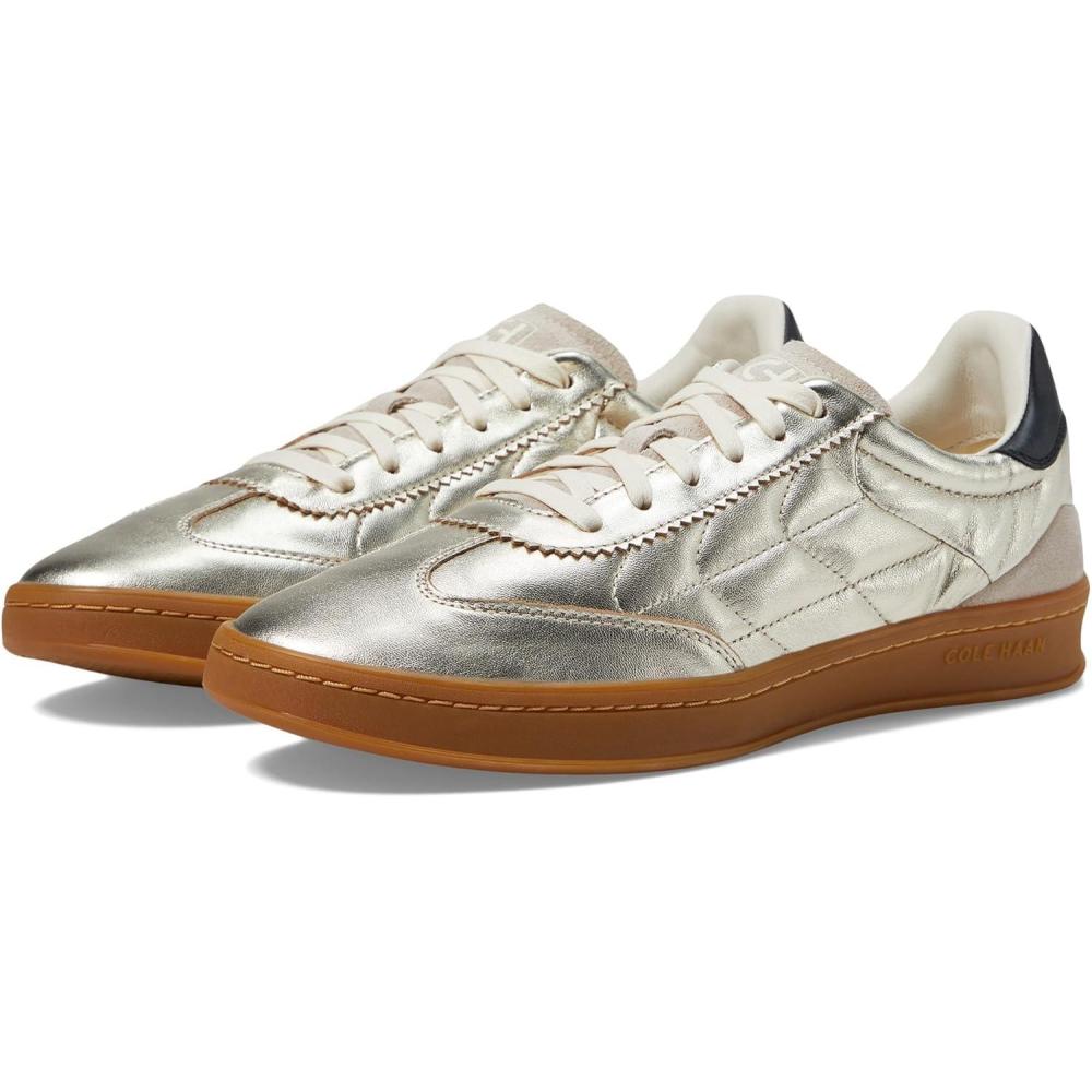 image:imageCole Haan Womens Grandpro Breakaway SneakersGold TalcaBirch SuedeBlack