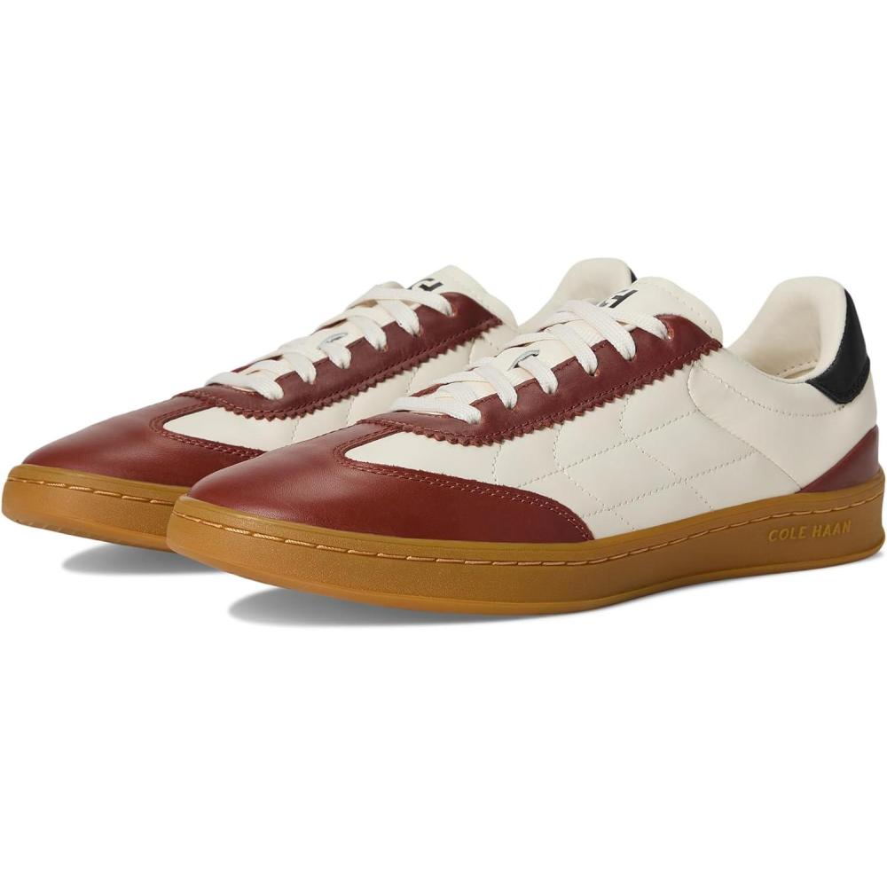 image:imageCole Haan Womens Grandpro Breakaway SneakersIvoryDark Cuoio