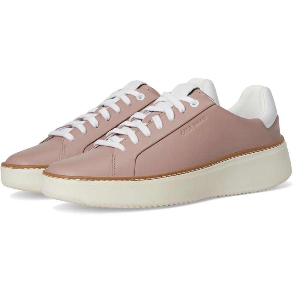 image:imageCole Haan Womens Grandpro Topspin SneakersFawnWhiteCrystal Gray