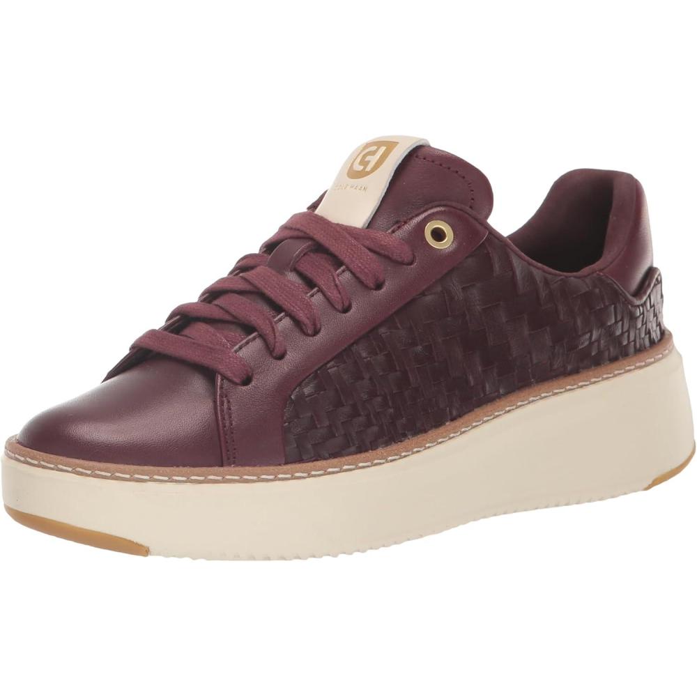 image:imageCole Haan Womens Grandpro Topspin SneakersGenevieve Bloodstone Fabric