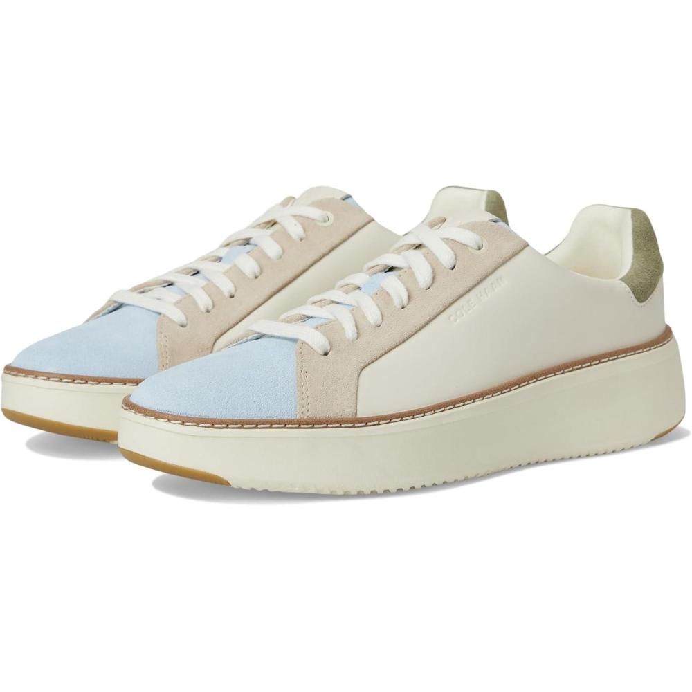 image:imageCole Haan Womens Grandpro Topspin SneakersIvorySuede