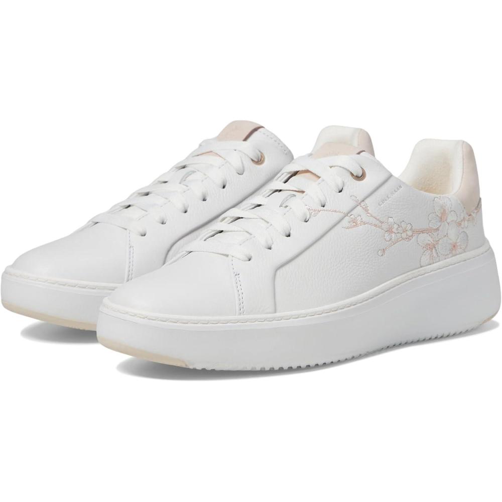 image:imageCole Haan Womens Grandpro Topspin SneakersOptic White Micro Studs