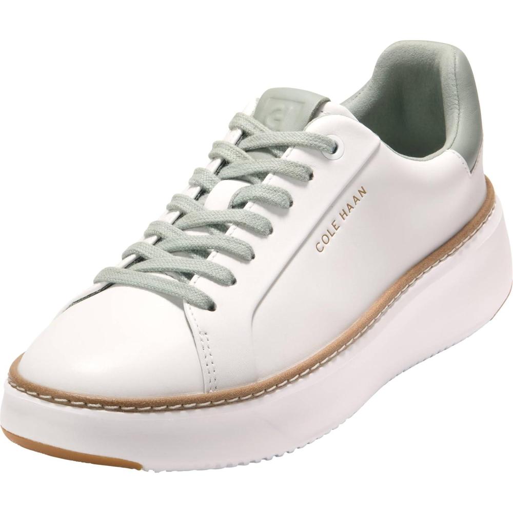 image:imageCole Haan Womens Grandpro Topspin SneakersOptic WhiteLily Pad Leather